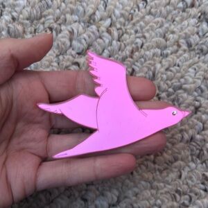 Mirrored Bird Pin